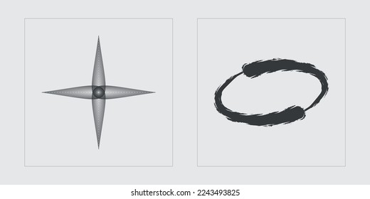 Vector set of Y2K. Large set of retro objects for design. Modern abstract forms. Futuristic. Vector illustration