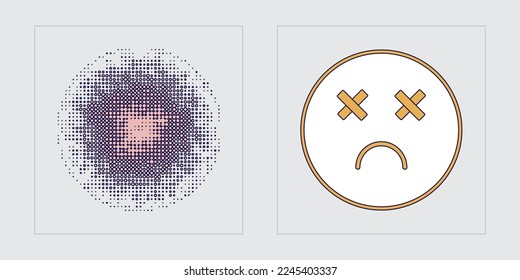 Vector set of Y2K. Large set of retro objects for design. Modern abstract forms. Projects, posters, banners. Vector illustration