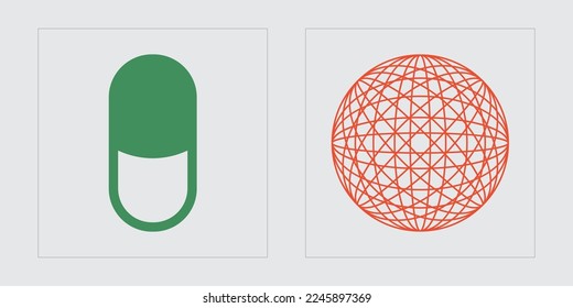 Vector set of Y2K. Large set of retro objects for design. Templates for notes, posters. Futuristic. Vector illustration