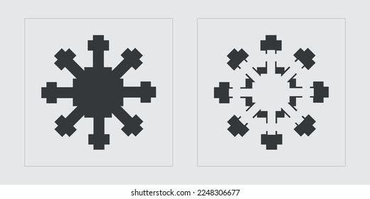 Vector set of Y2K. Large set of retro objects for design. Modern abstract forms. Futuristic. Vector illustration