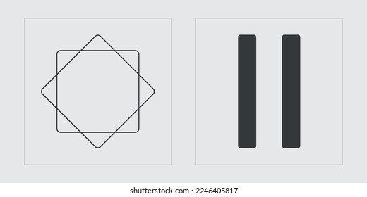 Vector set of Y2K. Retro futuristic graphic ornaments. Elements for graphic decoration. Anti-design. Vector illustration