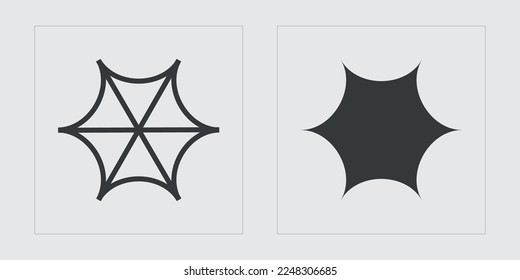 Vector set of Y2K. Trendy geometric postmodern figures. Objects in y2k style. Anti-design. Vector illustration