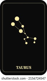 Vector set of zodiac signs. Magic cards. Mystical tarot cards. Retro-vintage engraving in boho style. Phases of the moon.