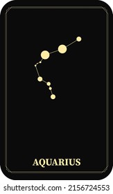 Conjunto vectorial de signos de zodiaco. Tarjetas mágicas. Cartas místicas de tarot. Grabado retro-vintage al estilo boho. Fases de la luna.