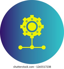 vector setting icon
