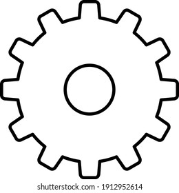 Diseño de iconos de esquema de configuración del vector
