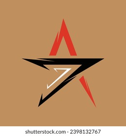 Vector seven star icon vector concept design template