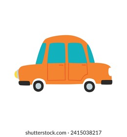 Vector several decorative vehicles in cartoon style.