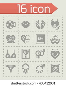 Vector Sex icon set