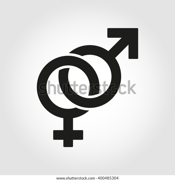 Vector Sex Symbol Icon Male Female Stock Vector Royalty Free