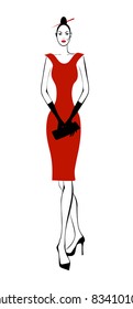 vector sexy girl