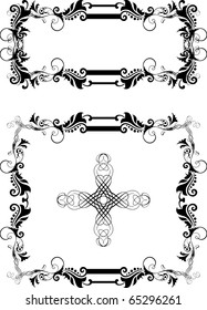 vector shabby frame
