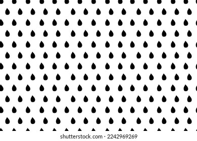 Vektorschattierungen von Sommerraindrops nahtlose Wiederholung Muster. Perfekt für Schrottbuchung, Stoffgestaltung und Mode-Textildesign. Vektorgrafik