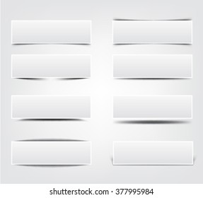 Vector Shadow Set Stock Vector (Royalty Free) 377995984 | Shutterstock