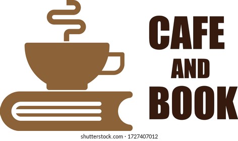Vector shap Cafe And Book Shop Icon 