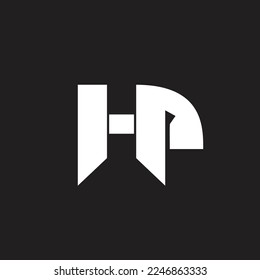 icono de arte H P shap vectorial Diseño