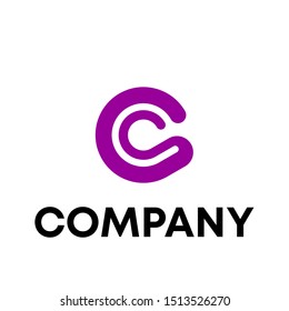 Vector shape C Logo variations. Beautiful sign design