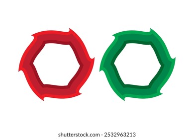 Vector Shape Design Multicolor Patten Line blob