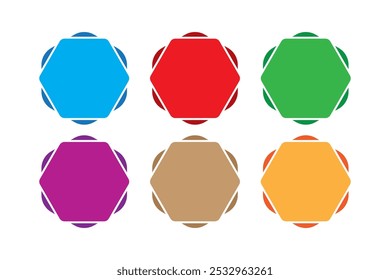 Vector Shape Design Multicolor Patten Line blob