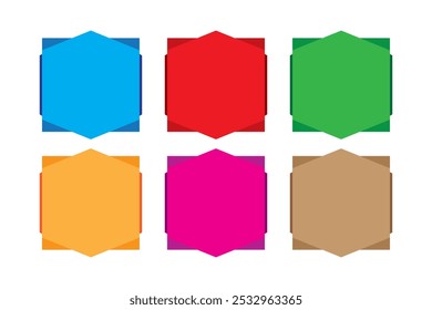 Vector Shape Design Multicolor Patten Line blob