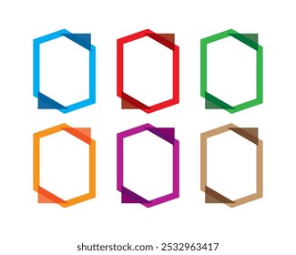 Vector Shape Design Multicolor Patten Line blob