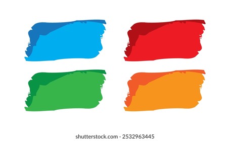 Vector Shape Design Multicolor Patten Line blob