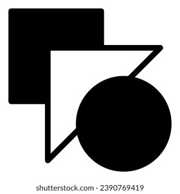 Vector Shape icon illustration for web, app, infographic, etc