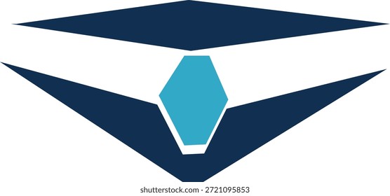 vector shape  navy blue colur