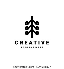vector shape spruce round . Abstract emblem, design concept, logo, logotype element for template.