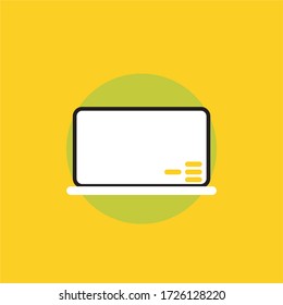 
vector shaped television full color
