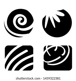 vector shapes, vector art, vector logo. Minimalist black
