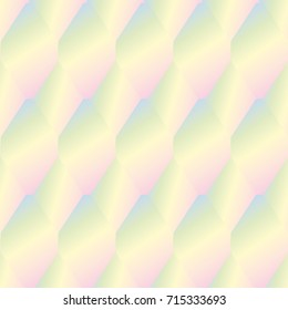 vector shapes with gradient fill of pastel colors form a seamless pattern
