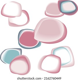 Vector Shapes Set. Fluid Wavy Dynamic Background. Geometric Fluid Frame Liquid Shapes Layout. , Button Template. Vivid Organic Banner. Minimal Trendy Gradient Overlay