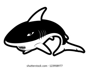 Vector. Shark.