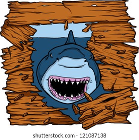 Vector Shark Attack