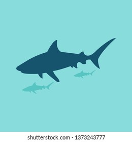 Vector shark comic 