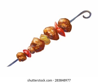 Vector shashlik