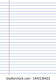 Blank Notepaper Line Hole Background Stock Photo 240329209 | Shutterstock