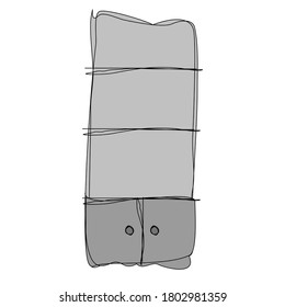 vector shelf, illustration bookshelf. home interior design