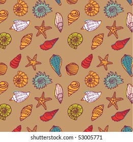 vector shells seamless