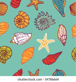 vector shells seamless