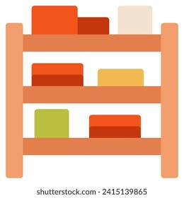 Ilustración del objeto Vector Shelves Grocery