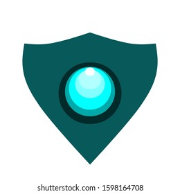 vector shield, abstract shield design with a simple concept.
