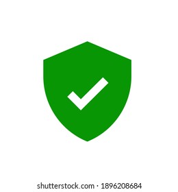 Vector Shield Check Mark Icon. Eps. 10.