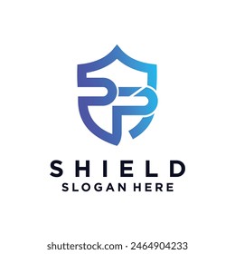 Vector shield design element icon vector with creative modern concept