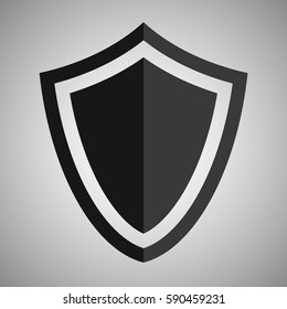 Vector shield icon.