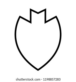 vector shield icon design