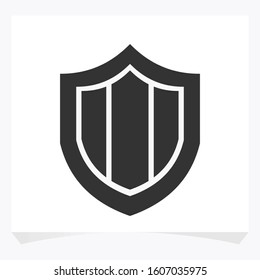 vector shield icon design template
