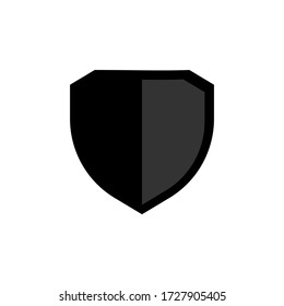 Icono del Escudo del vector, pie, eps 10