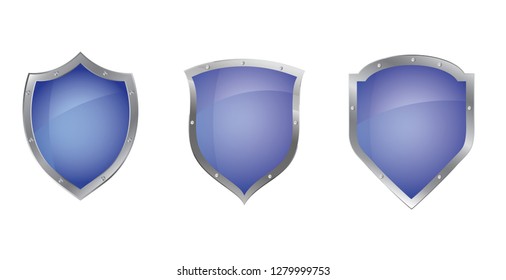 Vector Shield Icon Logo Template Illustration